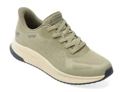 Pantofi sport SKECHERS kaki, BOBS SQUAD 4, din material textil imagine