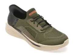 Pantofi sport SKECHERS kaki, SLADE, din material textil imagine