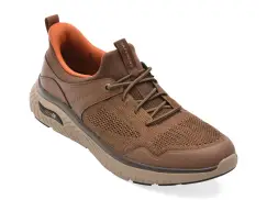 Pantofi sport SKECHERS maro, ARCH FIT CROSSER, din material textil imagine