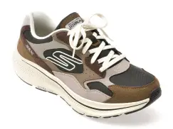 Pantofi sport SKECHERS maro, GO RUN CONSISTENT 2.0, din material textil si piele naturala imagine