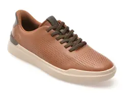 Pantofi sport SKECHERS maro, OWEN, din piele ecologica imagine