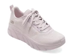 Pantofi sport SKECHERS mov, BOBS B FLEX HI, din material textil imagine