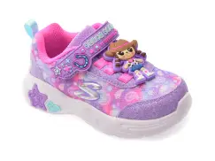 Pantofi sport SKECHERS mov, SNUGGLE SNEAKS, din material textil imagine