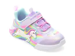 Pantofi sport SKECHERS mov, UNICORN CHASER, din piele ecologica imagine