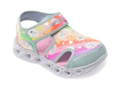 Pantofi sport SKECHERS multicolor, HEART LIGHTS, din material textil imagine