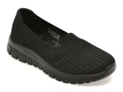 Pantofi sport SKECHERS negri, 100962, din material textil imagine