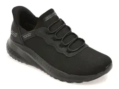 Pantofi sport SKECHERS negri, 117500, din material textil imagine