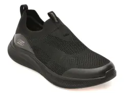 Pantofi sport SKECHERS negri, 117734, din material textil imagine