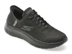 Pantofi sport SKECHERS negri, 124836, din material textil imagine
