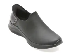 Pantofi sport SKECHERS negri, 149593, din piele naturala imagine