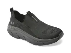 Pantofi sport SKECHERS negri, 150092, din material textil imagine