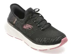 Pantofi sport SKECHERS negri, 150470, din material textil imagine