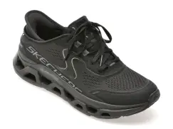 Pantofi sport SKECHERS negri, 150510, din material textil imagine