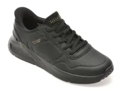 Pantofi sport SKECHERS negri, 177394, din piele ecologica imagine