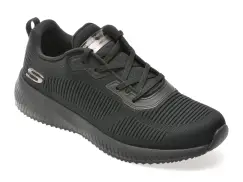 Pantofi sport SKECHERS negri, 232290, din material textil imagine