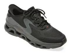 Pantofi sport SKECHERS negri, 232921, din material textil imagine