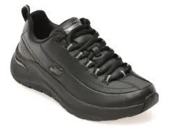 Pantofi sport SKECHERS negri, ARCH FIT 2.0, din piele ecologica imagine