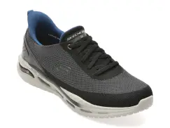 Pantofi sport SKECHERS negri, ARCH FIT ORVAN, din material textil imagine