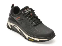 Pantofi sport SKECHERS negri, ARCH FIT ROAD WALKER, din piele ecologica imagine
