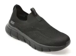Pantofi sport SKECHERS negri, BOBS B FLEX, din material textil imagine
