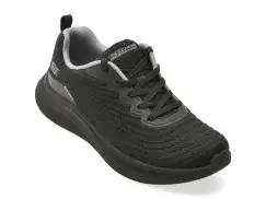 Pantofi sport SKECHERS negri, BOBS MODA FLEX, din material textil imagine