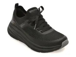 Pantofi sport SKECHERS negri, BOBS SKILLZ, din material textil imagine