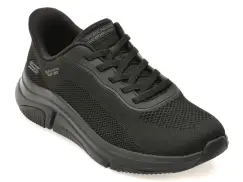 Pantofi sport SKECHERS negri, BOBS SPARROW FLEX, din material textil imagine