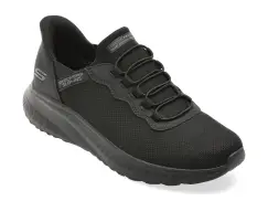 Pantofi sport SKECHERS negri, BOBS SQUAD CHAOS, din material textil imagine