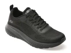 Pantofi sport SKECHERS negri, BOBS SQUAD CHAOS, din material textil imagine