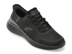 Pantofi sport SKECHERS negri, BOUNDER 2.0, din material textil imagine