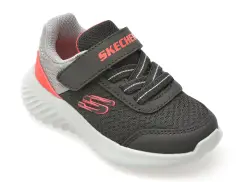 Pantofi sport SKECHERS negri, BOUNDER, din material textil imagine
