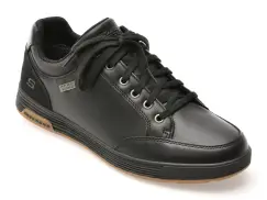 Pantofi sport SKECHERS negri, CAVELL, din piele ecologica imagine