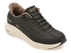Pantofi sport SKECHERS negri, CONTOUR FOAM, din material textil imagine