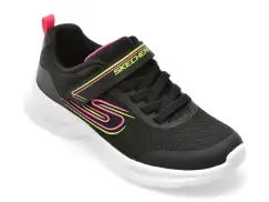 Pantofi sport SKECHERS negri, DYNAMATIC, din material textil imagine