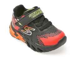 Pantofi sport SKECHERS negri, FLEX-GLOW BOLT, din material textil imagine
