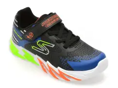 Pantofi sport SKECHERS negri, FLEX-GLOW BOLT, din material textil imagine