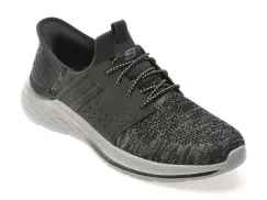Pantofi sport SKECHERS negri, GARNER, din material textil imagine