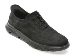 Pantofi sport SKECHERS negri, GARZA, din material textil imagine