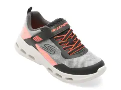 Pantofi sport SKECHERS negri, GLIDE-STEP AERO, din material textil imagine