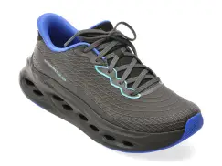 Pantofi sport SKECHERS negri, MAX CUSHIONING GLIDE-STEP, din material textil imagine