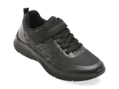 Pantofi sport SKECHERS negri, MICROSPEC, din material textil imagine