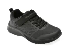Pantofi sport SKECHERS negri, MICROSPEC, din material textil imagine