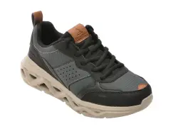 Pantofi sport SKECHERS negri, SKX-1121, din material textil imagine