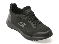 Pantofi sport SKECHERS negri, SQUAD SR, din material textil imagine