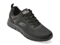Pantofi sport SKECHERS negri, TRACK, din material textil imagine