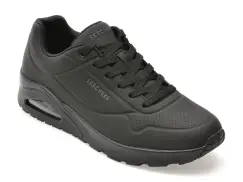 Pantofi sport SKECHERS negri, UNO, din piele ecologica imagine