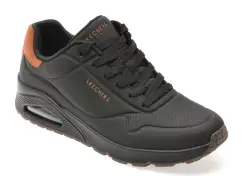 Pantofi sport SKECHERS negri, UNO, din piele ecologica imagine