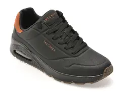 Pantofi sport SKECHERS negri, UNO, din piele ecologica imagine