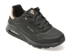 Pantofi sport SKECHERS negri, UNO GEN1, din piele ecologica imagine