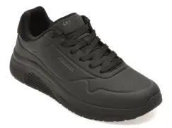 Pantofi sport SKECHERS negri, UNO LITE 2, din piele ecologica imagine